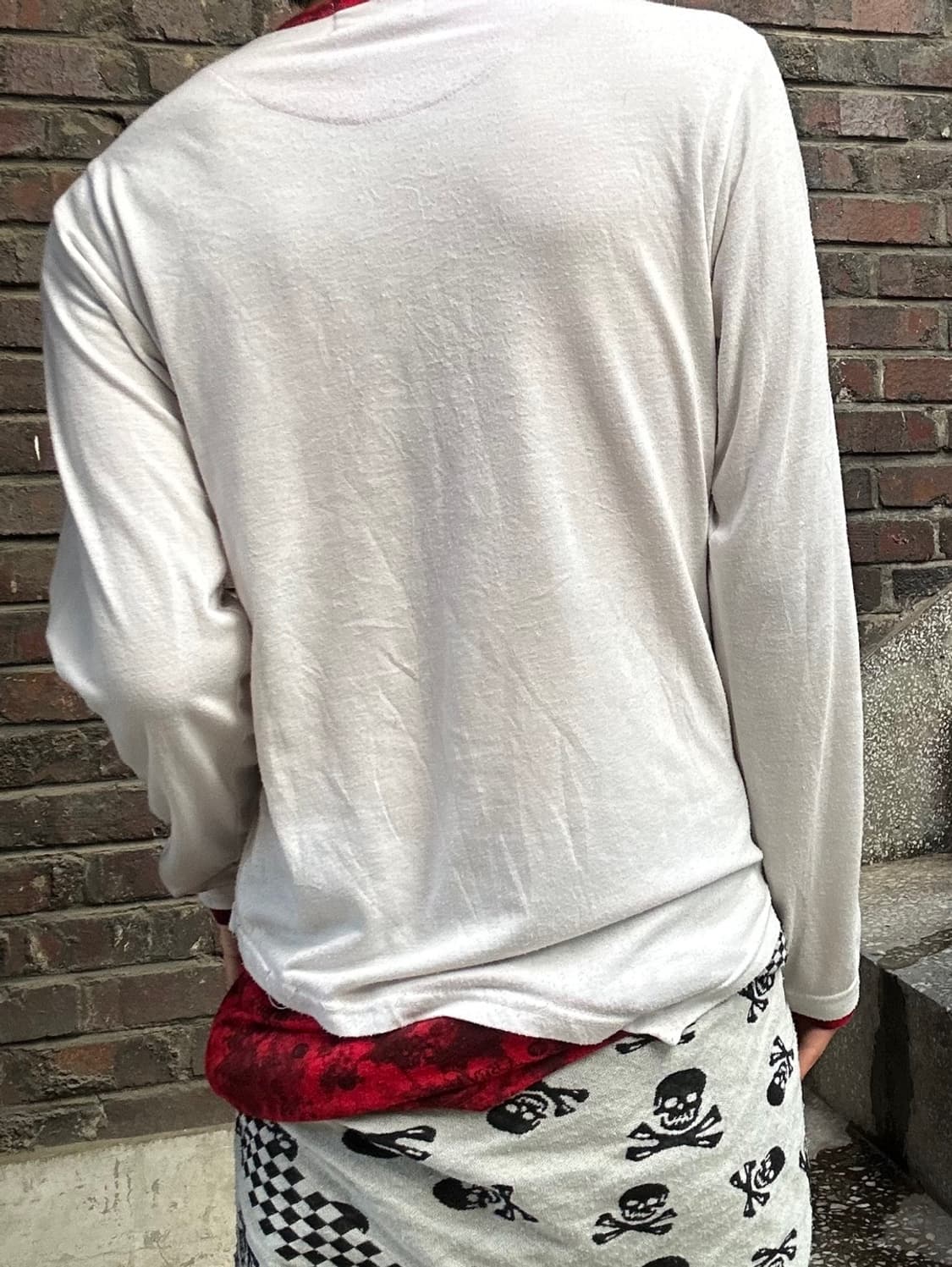 *rare* 아카이브 00s 펑크 레이어드 레터링 롱슬리브 상품이미지3