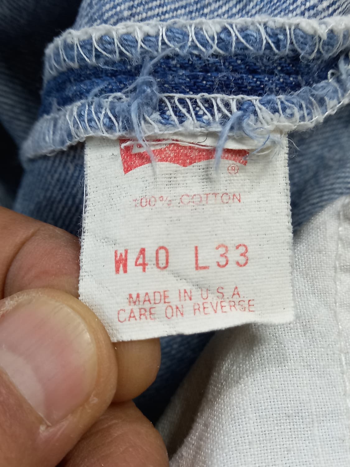 35 90's 리바이스501 USA RedPont 일자진 35-228 상품이미지8