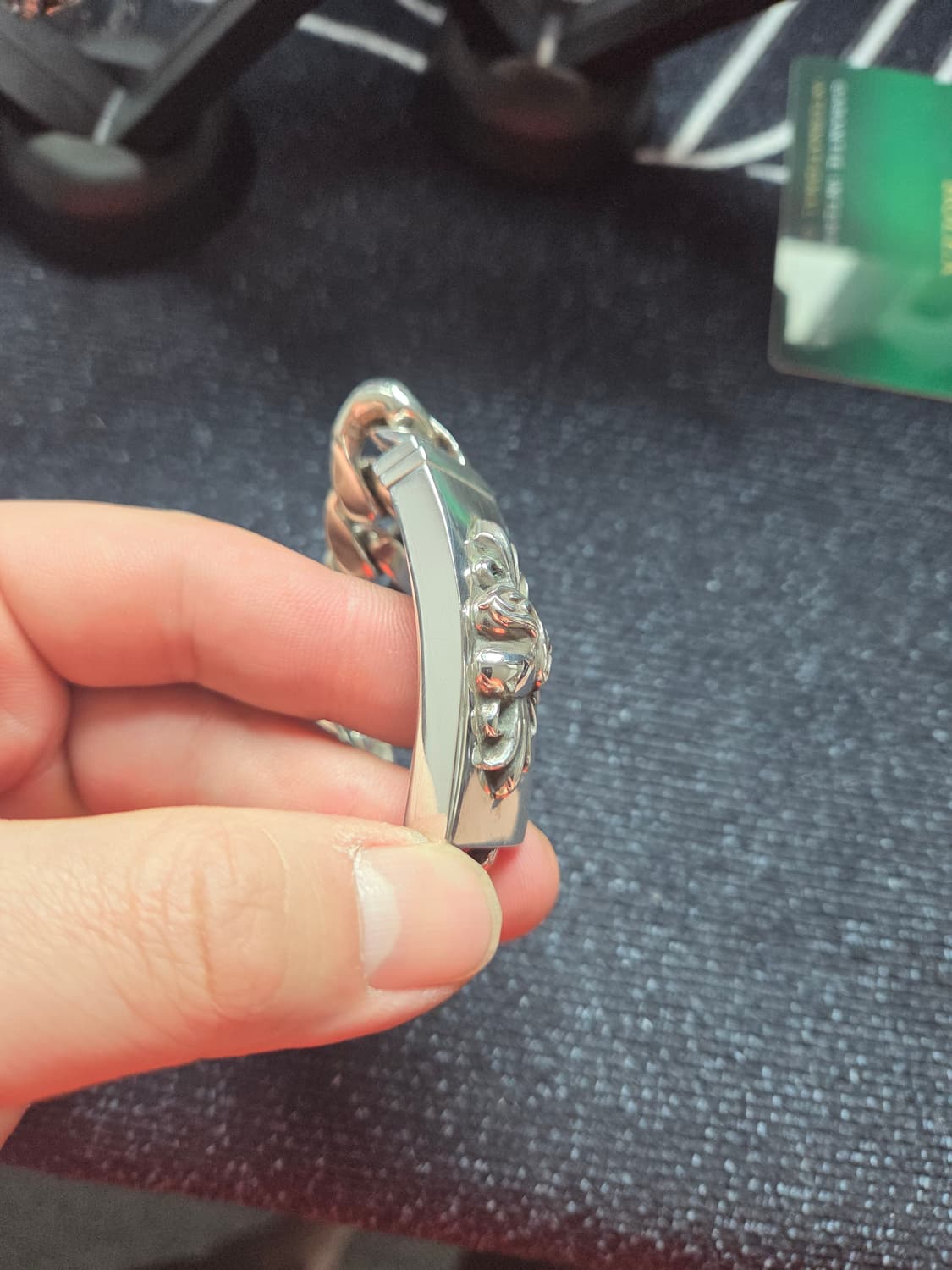 크롬하츠 ID 플로랄 하트 클래식 팔찌(정품) 상품이미지5