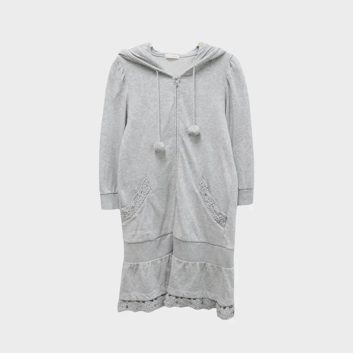 레스트로즈  히메갸루 레이스 롱 후드 집업 63308 상품이미지1