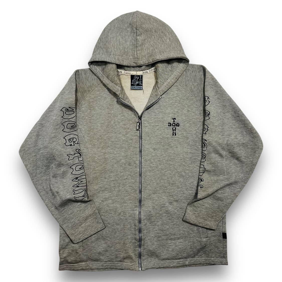 도그 타운 블랙 드래곤 사이드 로고 후디 집업 상품이미지1