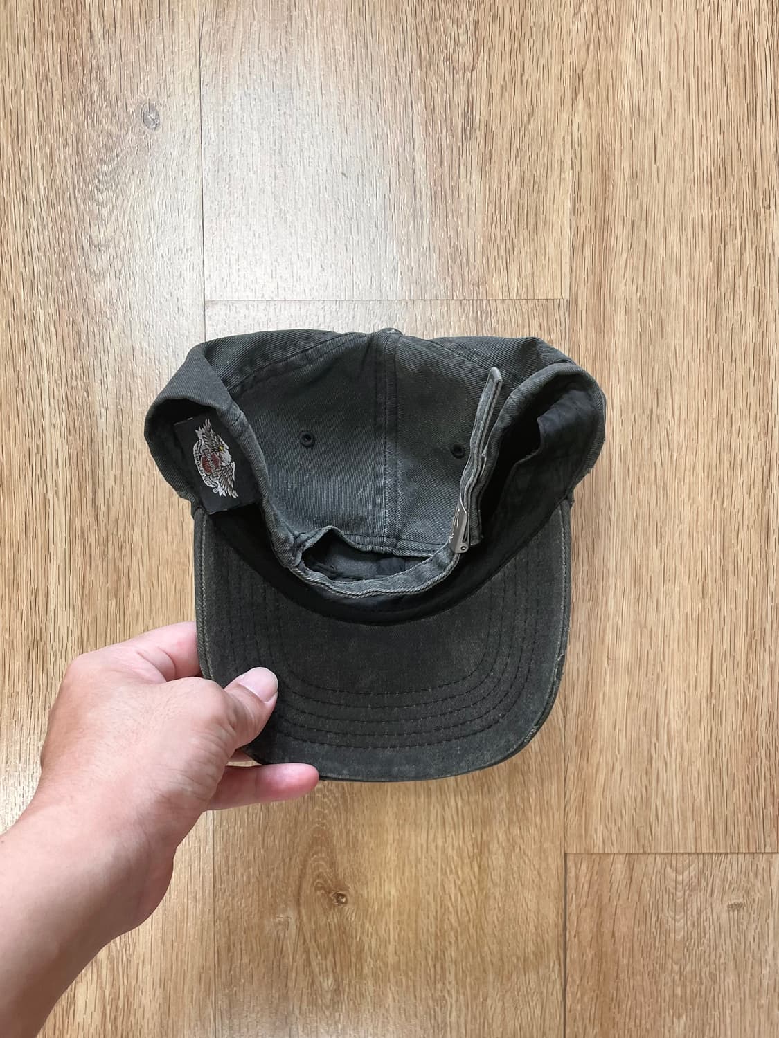택포) 할리데이비슨 데미지 빈티지 볼캡 모자 상품이미지3