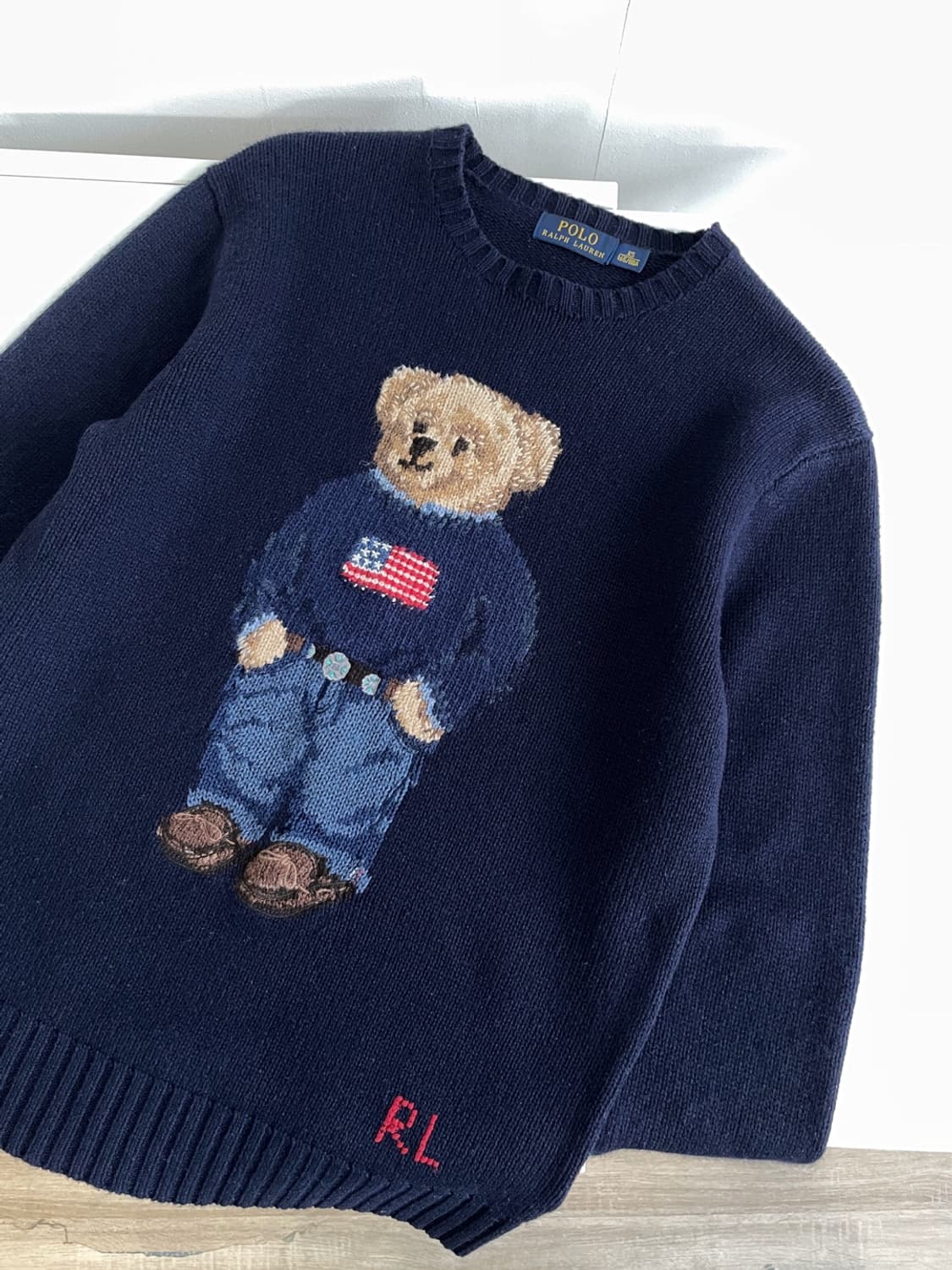 폴로 랄프로렌 성조기 베어 니트  상품이미지1