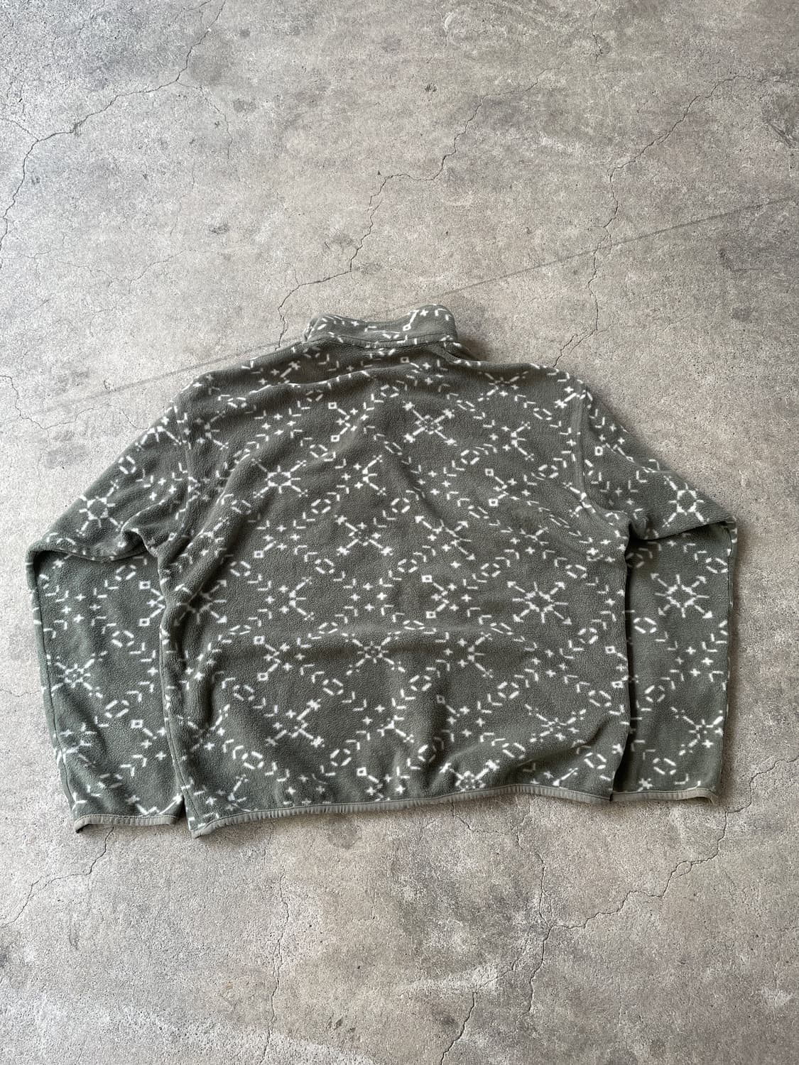 90s Patagonia Sage Green Synchilla SnapT 상품이미지6