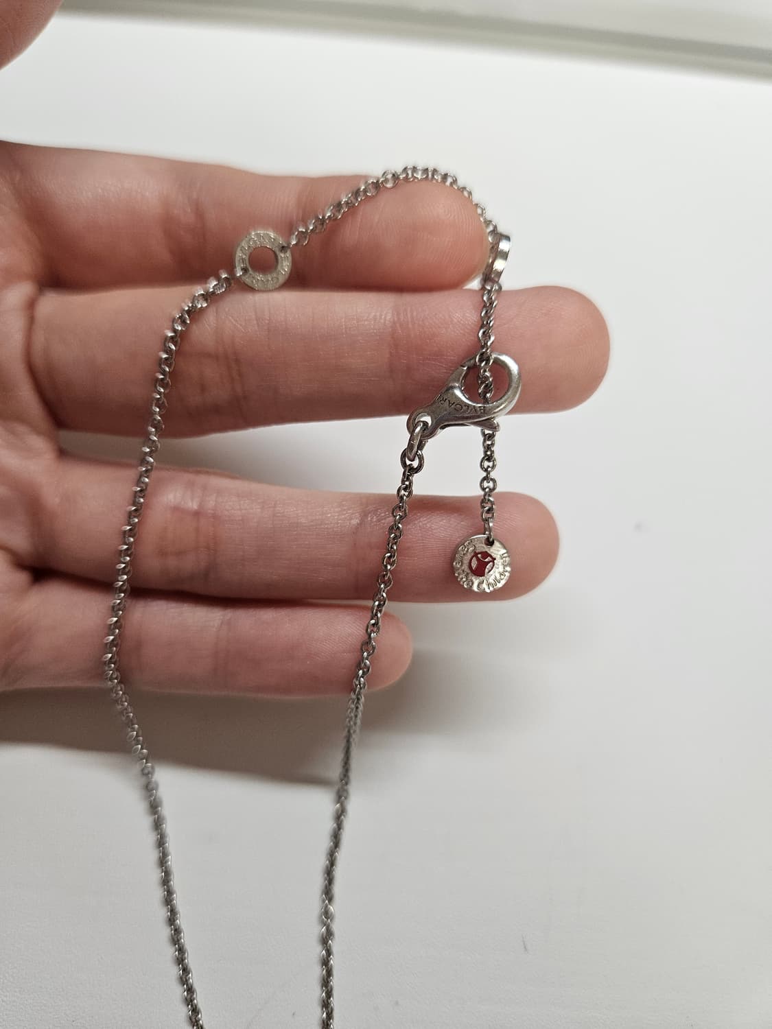 불가리 실버 락스터드 세이브더칠드런 목걸이 정품 상품이미지4