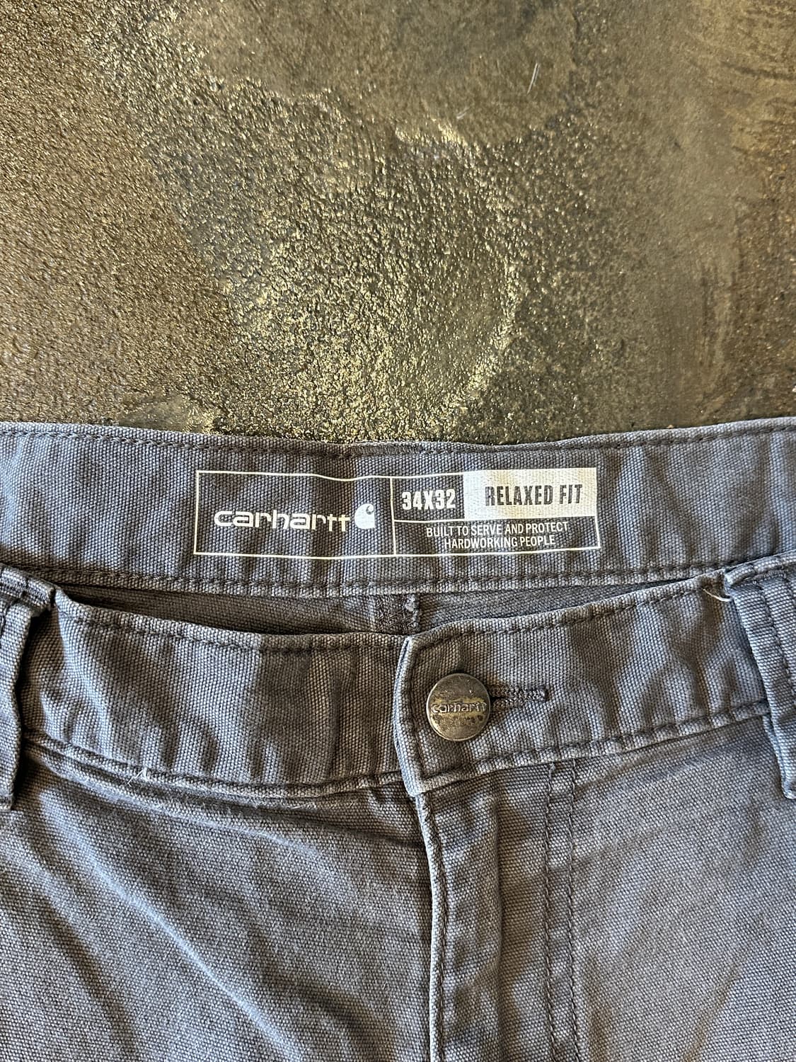 칼하트 릴렉스핏 워크팬츠 34x32 상품이미지3
