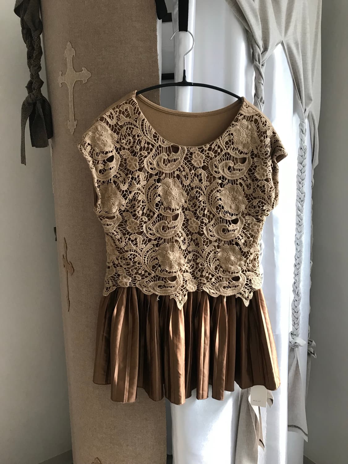 vintage lace frill top 상품이미지5