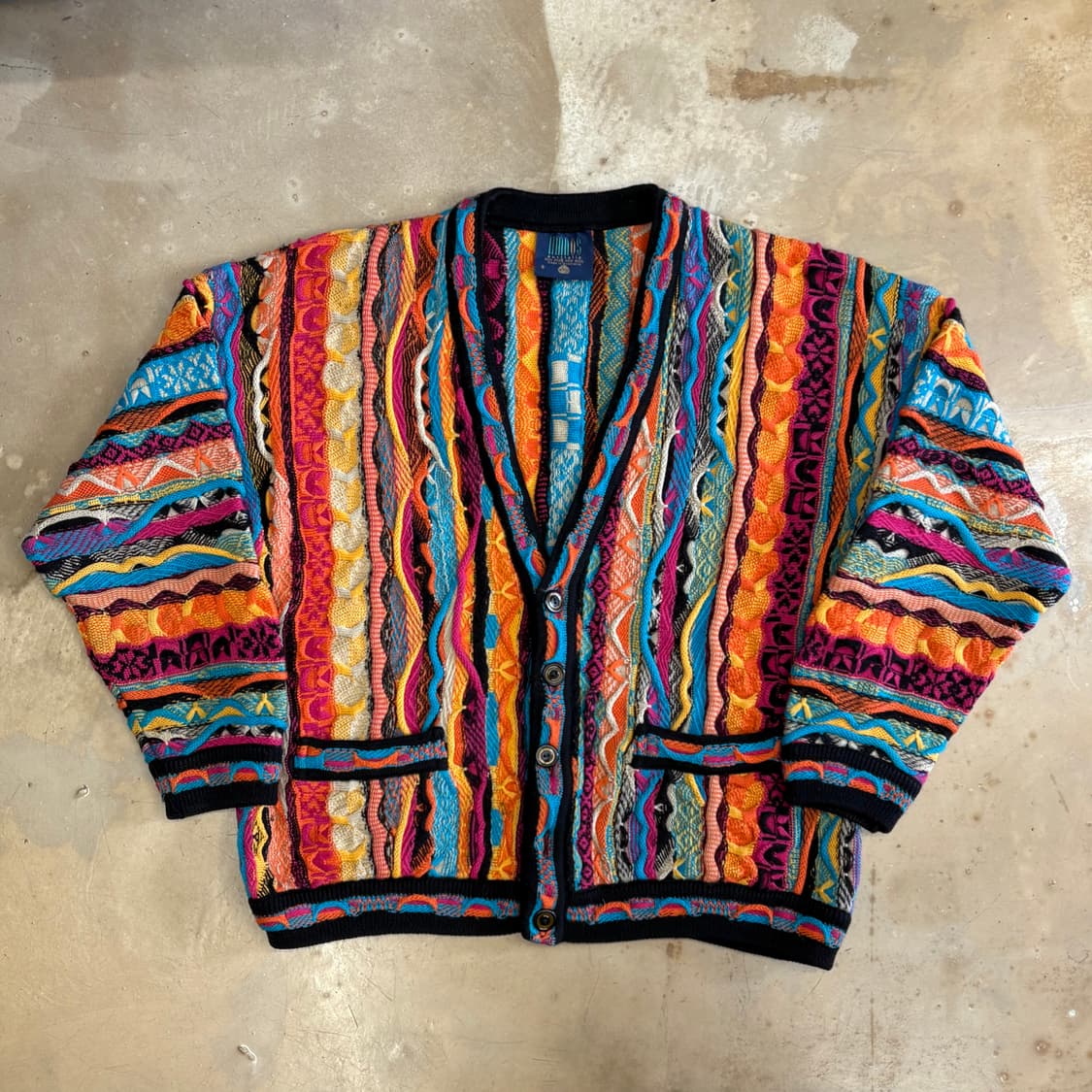 S 쿠지st 빈티지 케이블 니트 가디건 상품이미지2