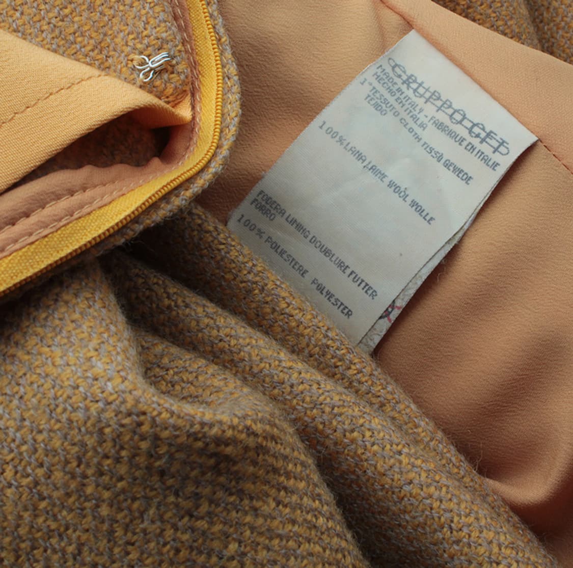 Gruppo GFT 옐로 순모 투피스 66 상품이미지5