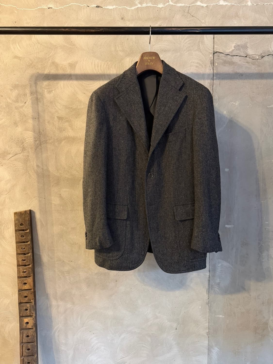 쉽스 문트위드 헤링본 자켓 남성95-100 상품이미지10