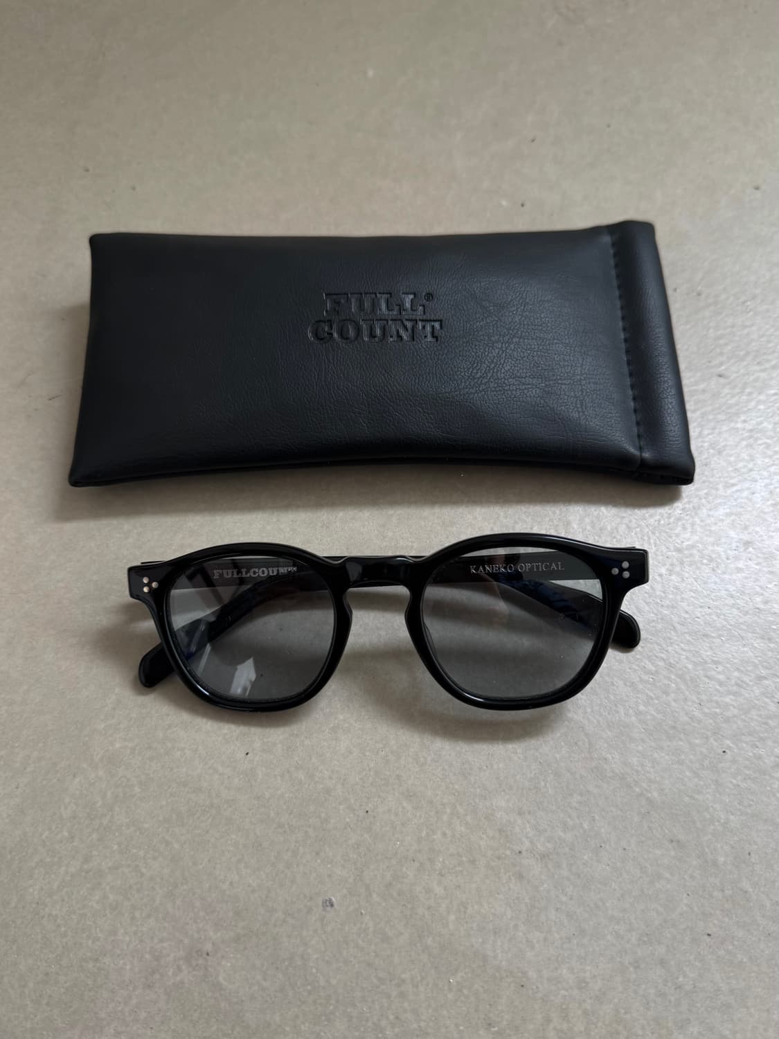 FULLCOUNT X KANEKO OPTICAL 썬글라스 (블랙) 상품이미지1