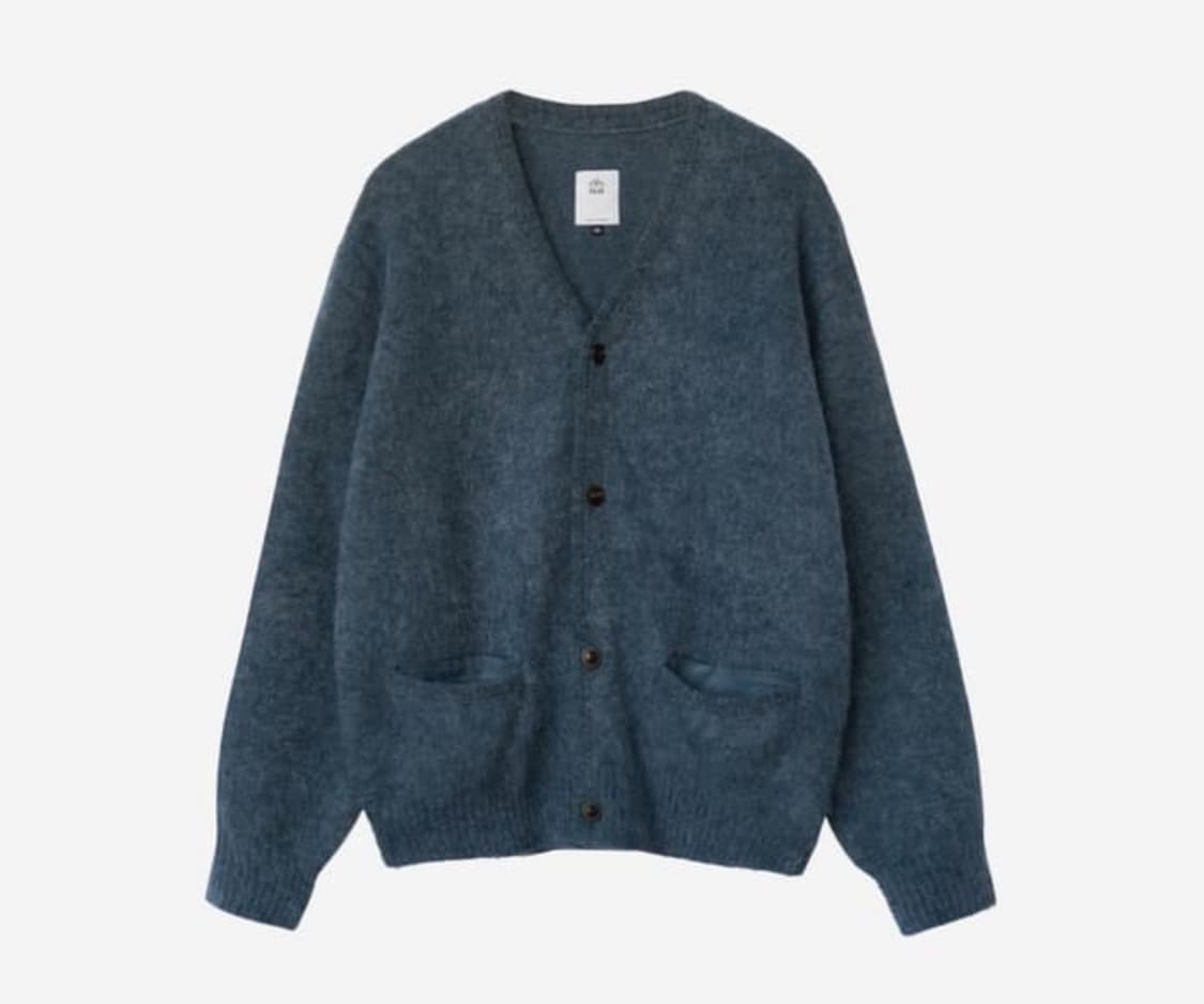 폴리테루 모헤어가디건블루 4사이즈 상품이미지1