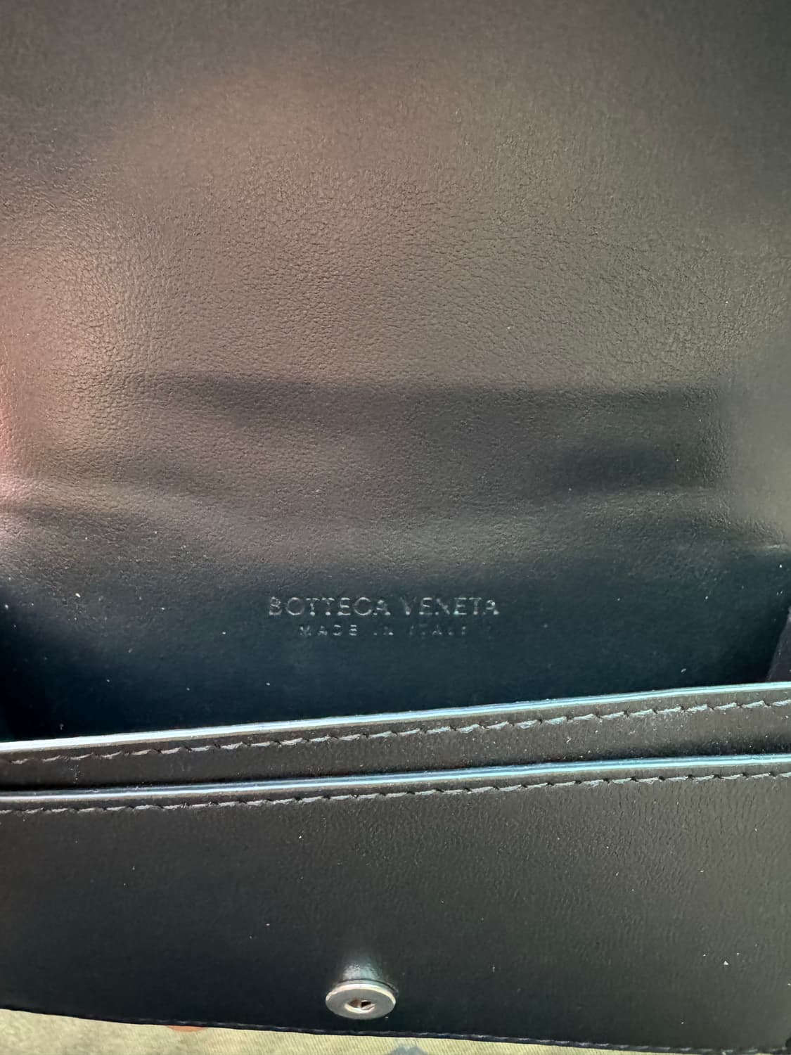 보테가 베네타 카세트 비즈니스 카드 케이스 블랙 상품이미지5