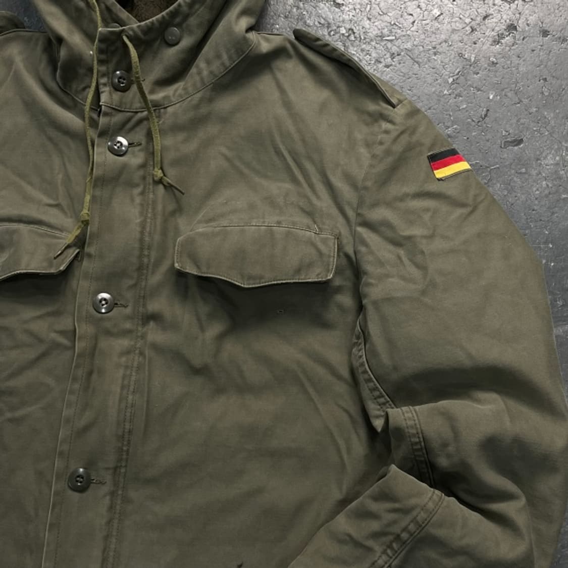 100 80s 독일군 밀리터리 야상 자켓  상품이미지2