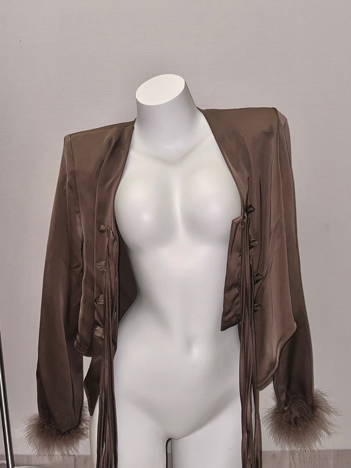 빈티지 베이지브라운 자켓 상품이미지2