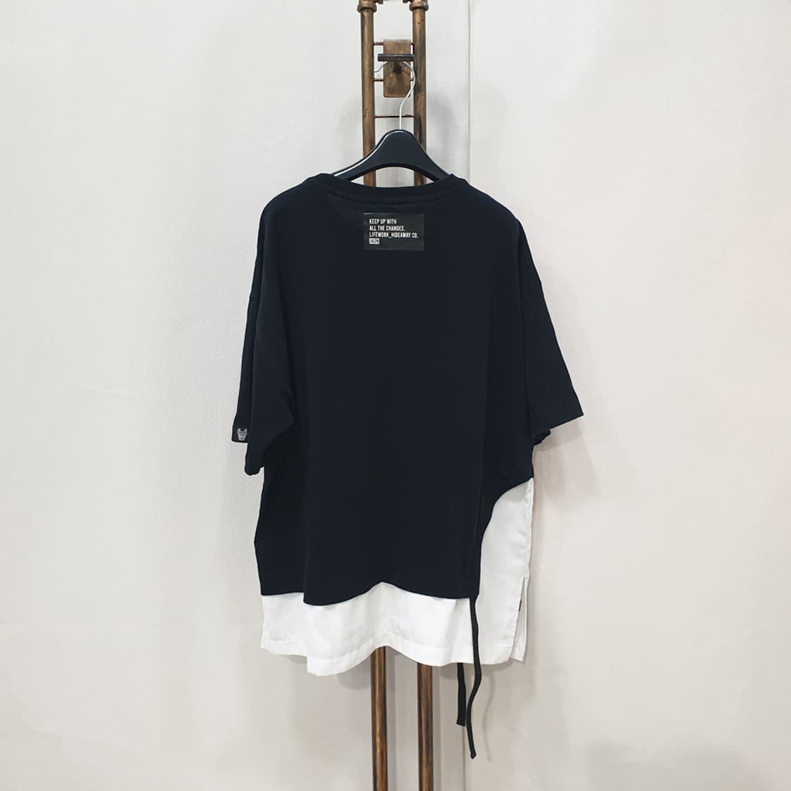 라이프워크 여성 레이어드 반팔티셔츠 F 상품이미지5