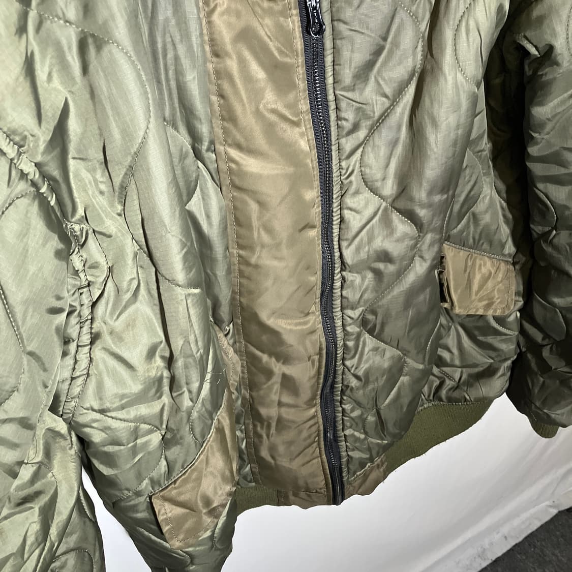 L-XL)오버핏 깔깔이 자켓 MA-1 상품이미지3