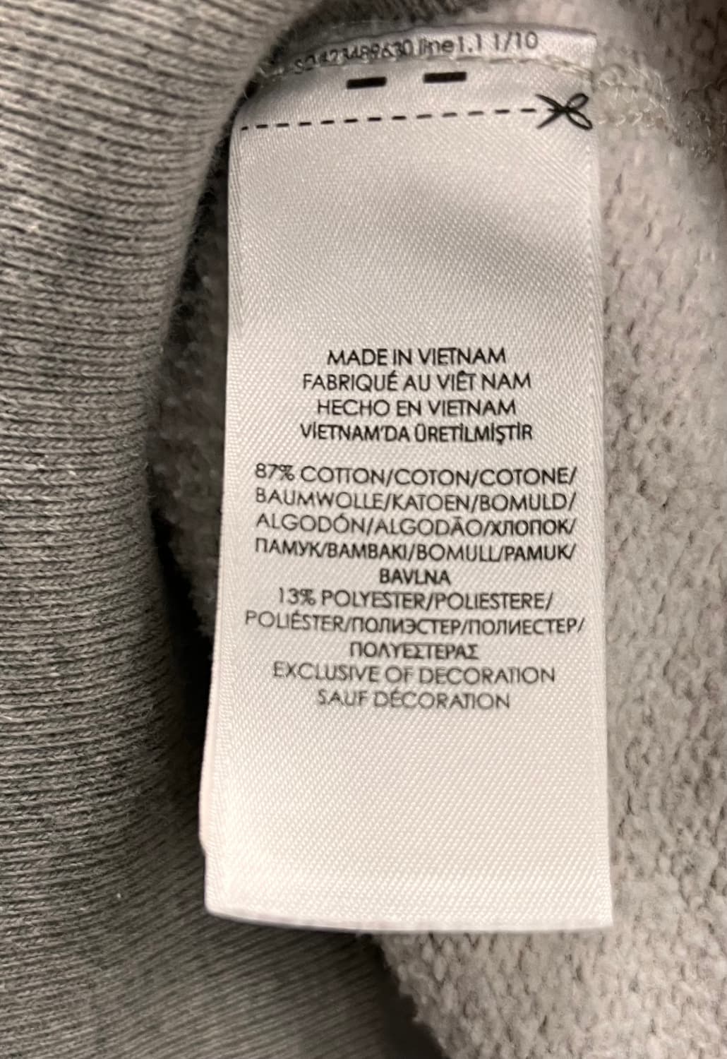 폴로 랄프로렌 로고 후드티 M 그레이 상품이미지5