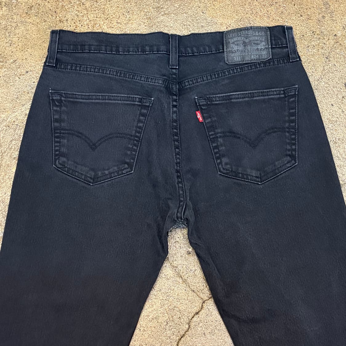 00s 미국 빈티지 리바이스 511 블랙진 약스판 청바지 상품이미지5