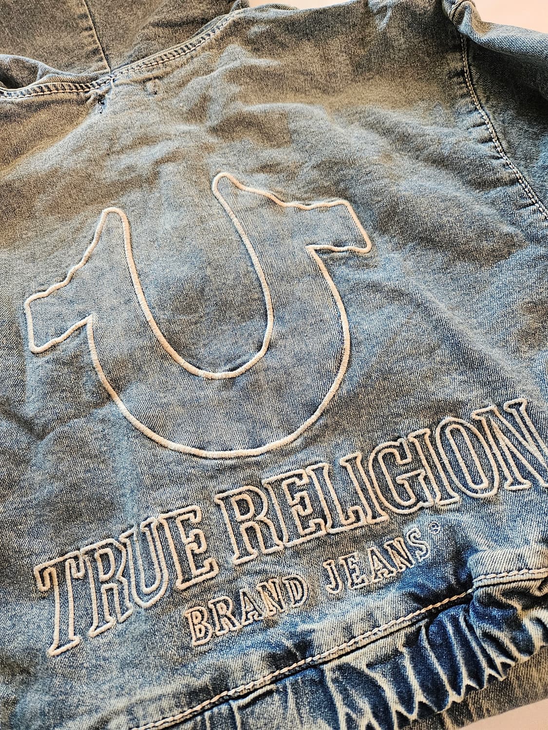 [새제품] 트루 릴리젼 빅티 데님 후드집업 상품이미지9