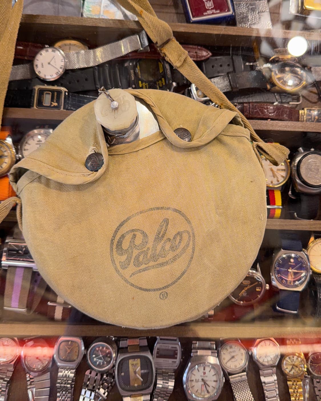 빈티지 소품 Palco 팔코 1950년대 보이 스카우트  수통  상품이미지1