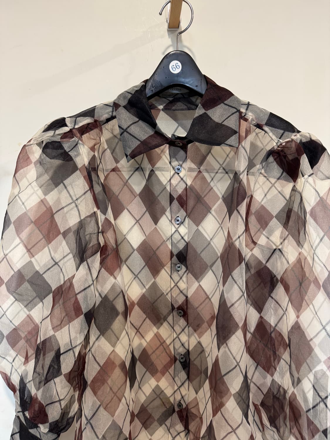 서쿠키 시스루 블라우스 상품이미지7