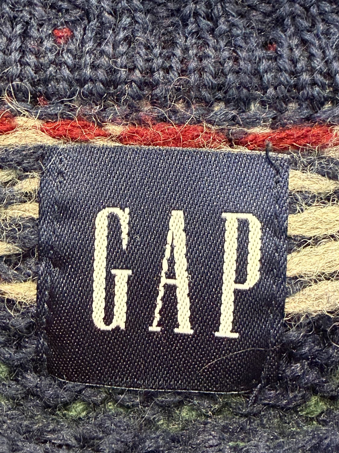 OLD GAP Abstract Pattern Wool knit M 상품이미지2