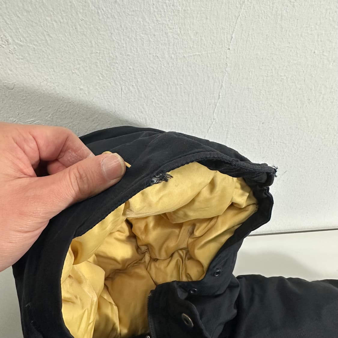 XL 나이키 블랙 덕다운 립스탑 패딩점퍼 상품이미지6