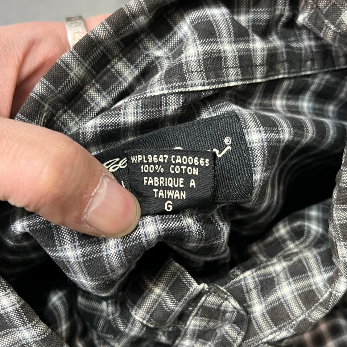  에디바우어 워크 체크 셔츠 y14994 상품이미지6