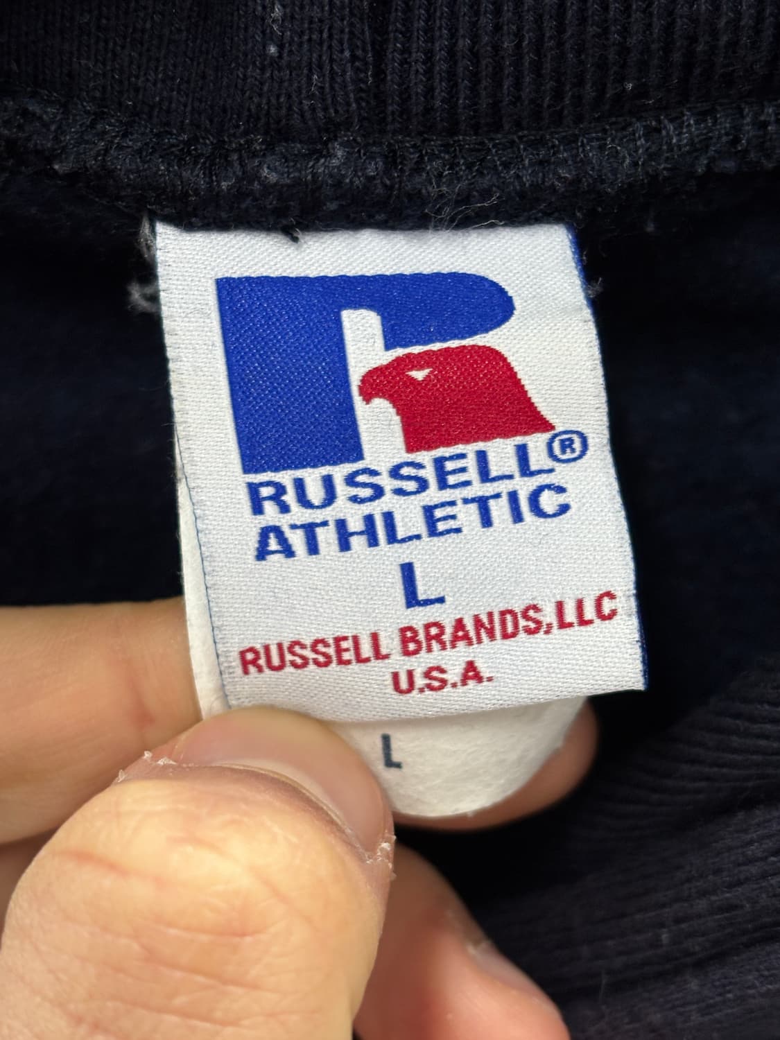 러셀 애슬레틱 트리플컬러 후드티 L 상품이미지4