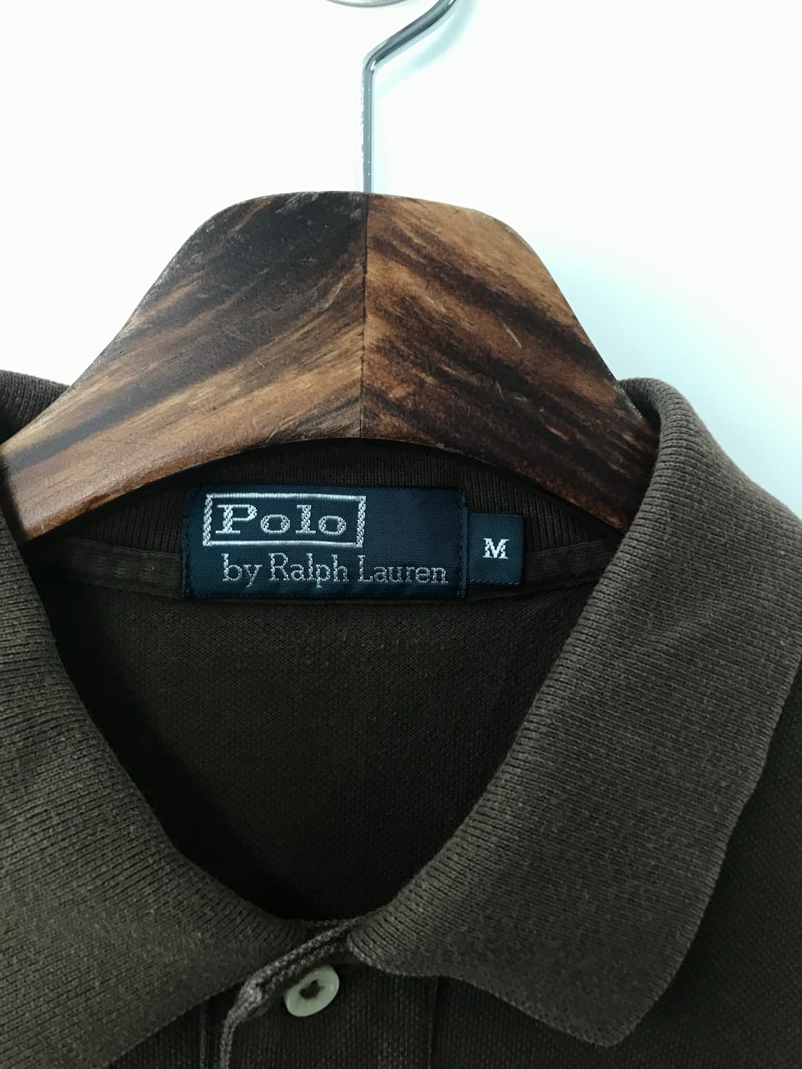 폴로 랄프로렌 자수로고 카키 피케 반팔 카라 티셔츠 상품이미지4