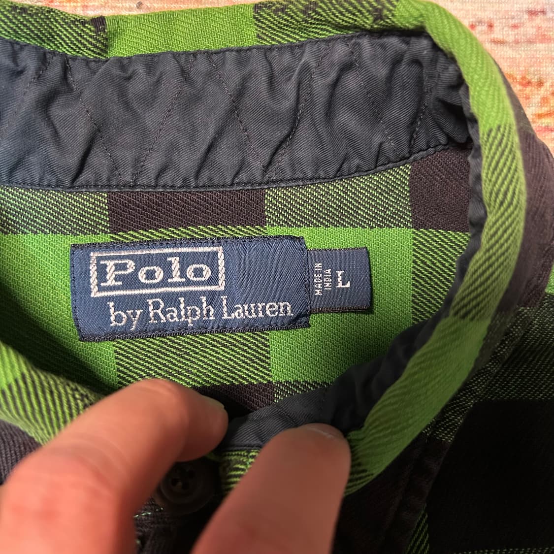 [L]폴로 랄프로렌 버팔로 체크 플란넬 셔츠 상품이미지2