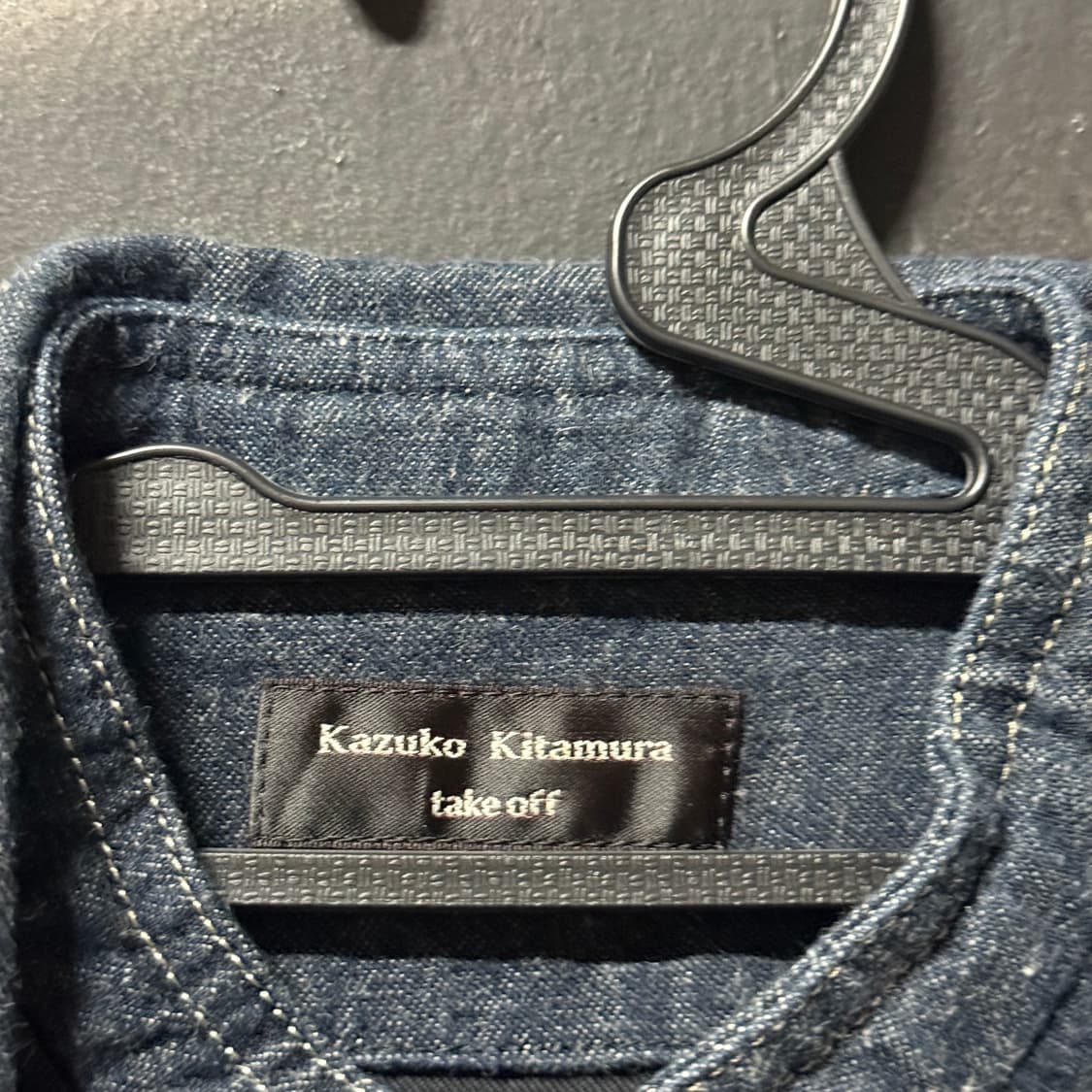 VTG 빈티지 차이나 카라 레이어드 디테일 데님 자켓 상품이미지6