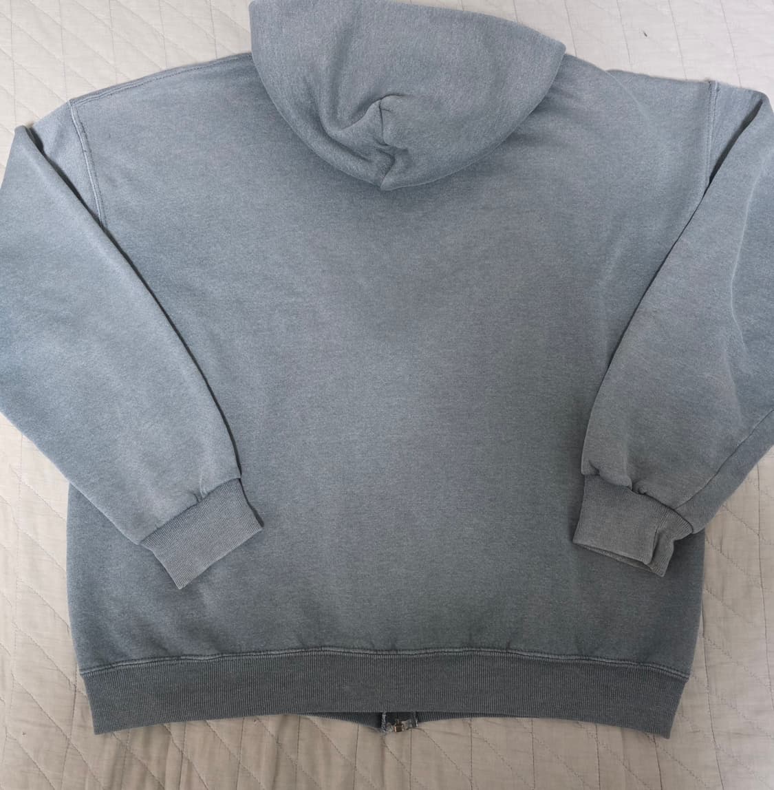 [XL] 90s 빈티지 러셀 애슬레틱 후드집업 그레이 ver. 더티페이드 상품이미지5