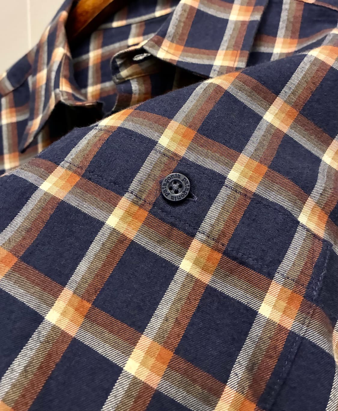 (M~L)파타고니아 오가닉코튼 투포켓 플란넬 체크셔츠 상품이미지5