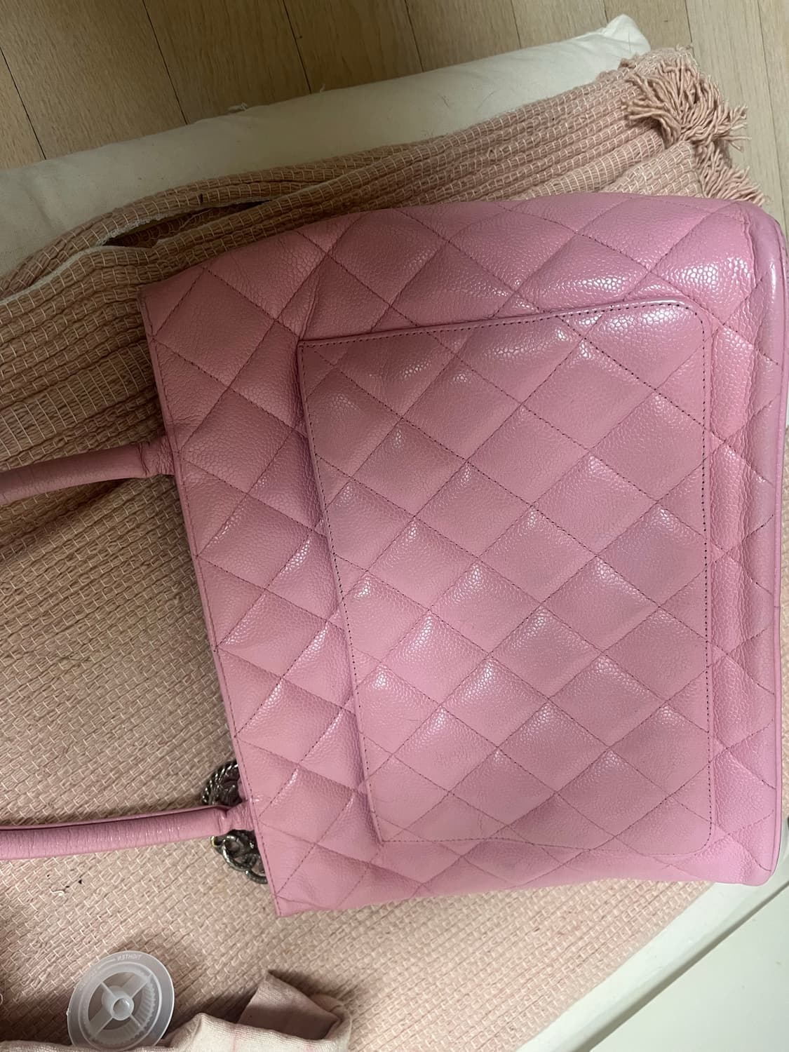 빈티지 샤넬 캐비어 코인백 핑크 상품이미지3