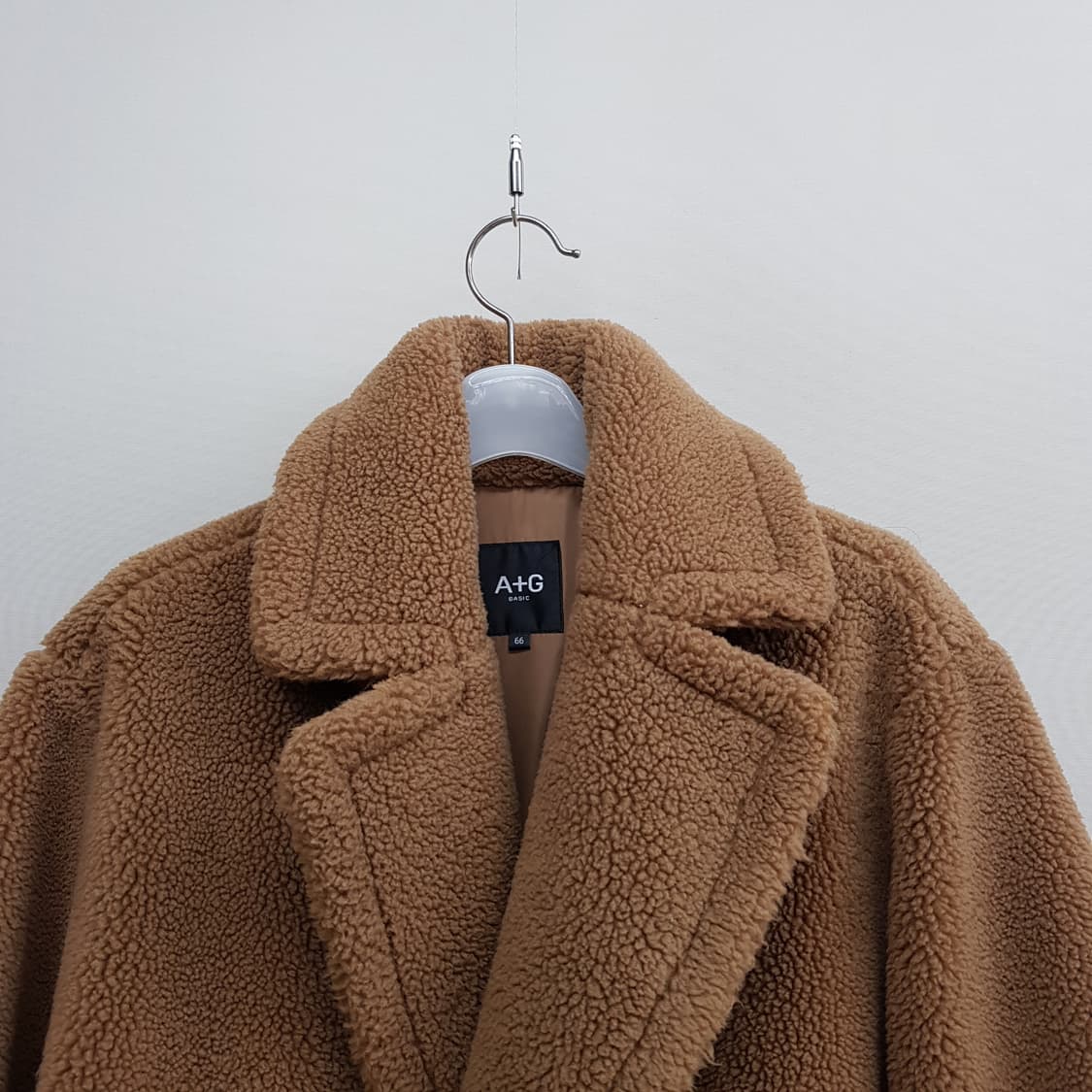 더엣지 테디베어 롱코트 66사이즈 상품이미지3