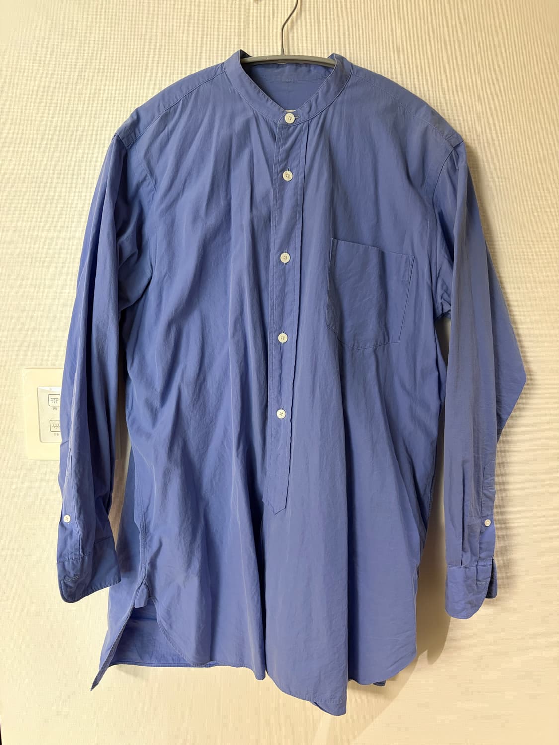 코모리 밴드칼라 셔츠 상품이미지1