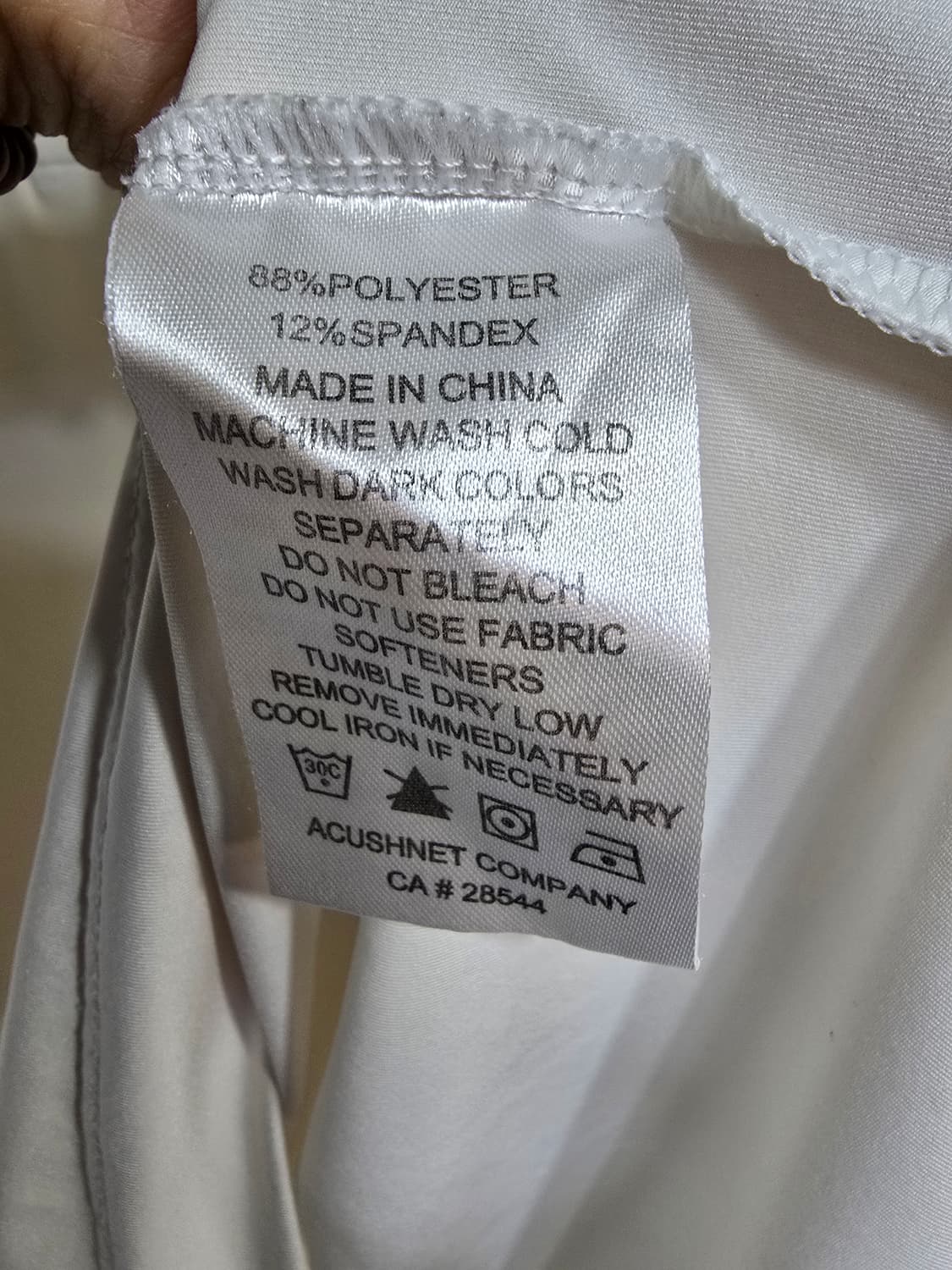 풋조이 FJ 아이보리 골프 반팔 티셔츠 (1821) 상품이미지4