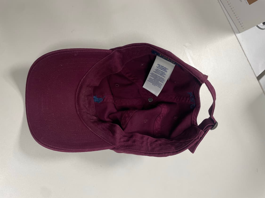 폴로 코튼 볼캡 와인 / OS 상품이미지2