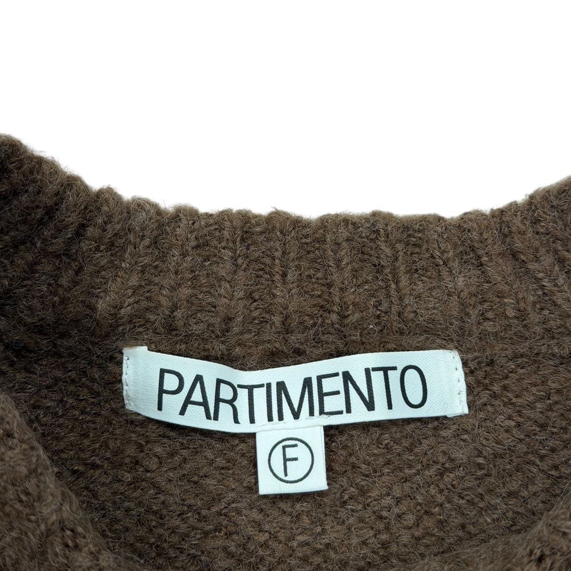 파르티멘토 우먼 부클 니트 브라운 상품이미지4