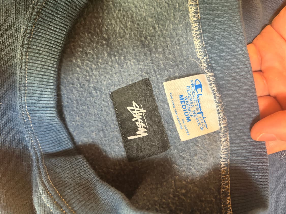 스투시x챔피온 리버스위브 스웻 상품이미지6