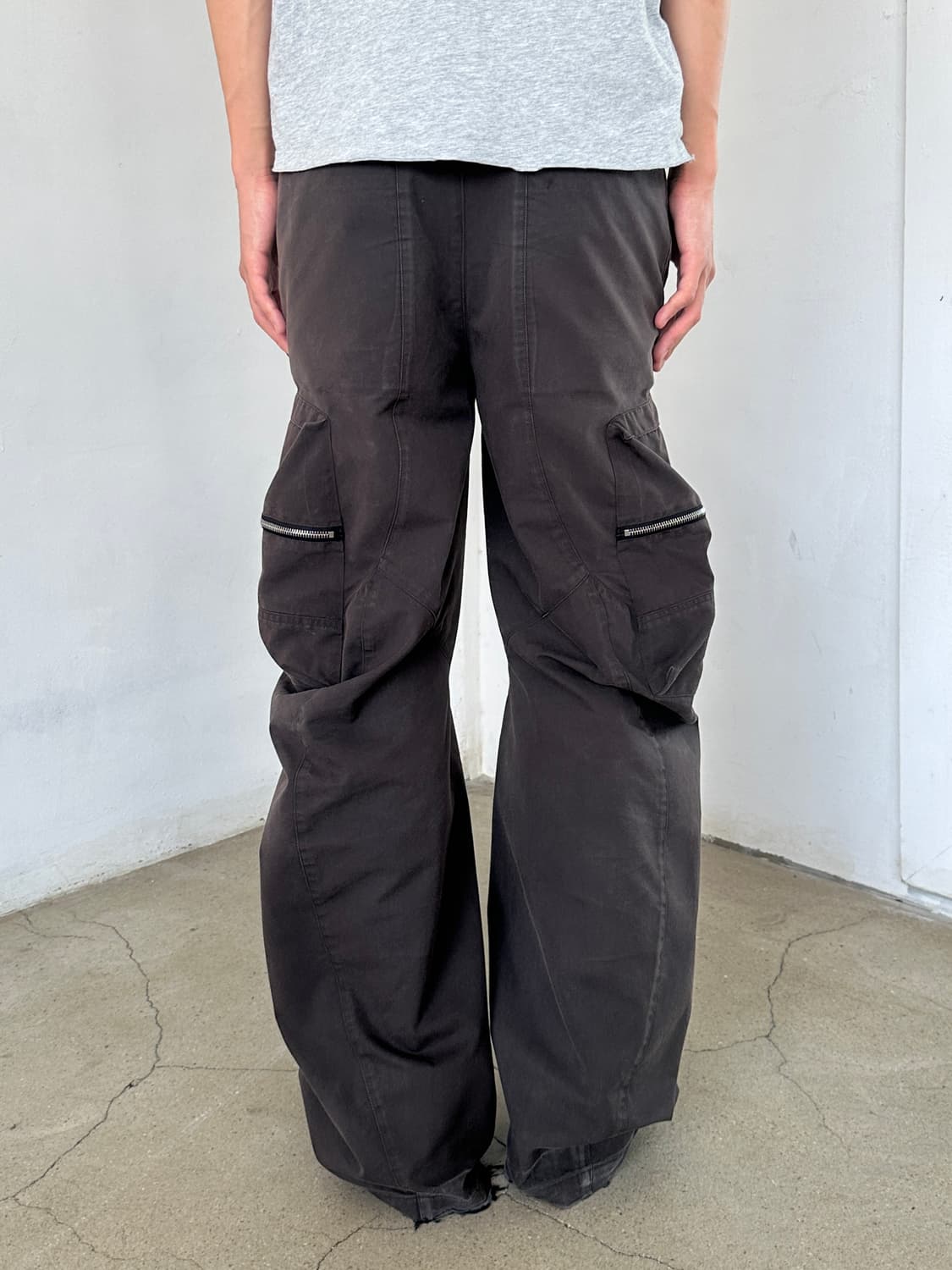 cmmawear 커브드 카고 팬츠 상품이미지2