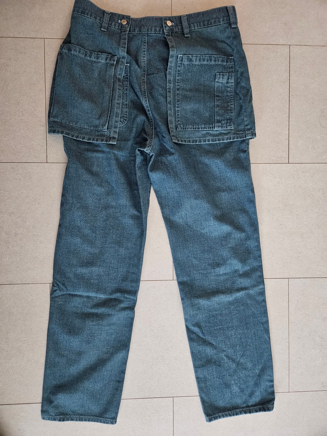 비아플레인 VIA WILSON 버튼 데님 팬츠 S 상품이미지2