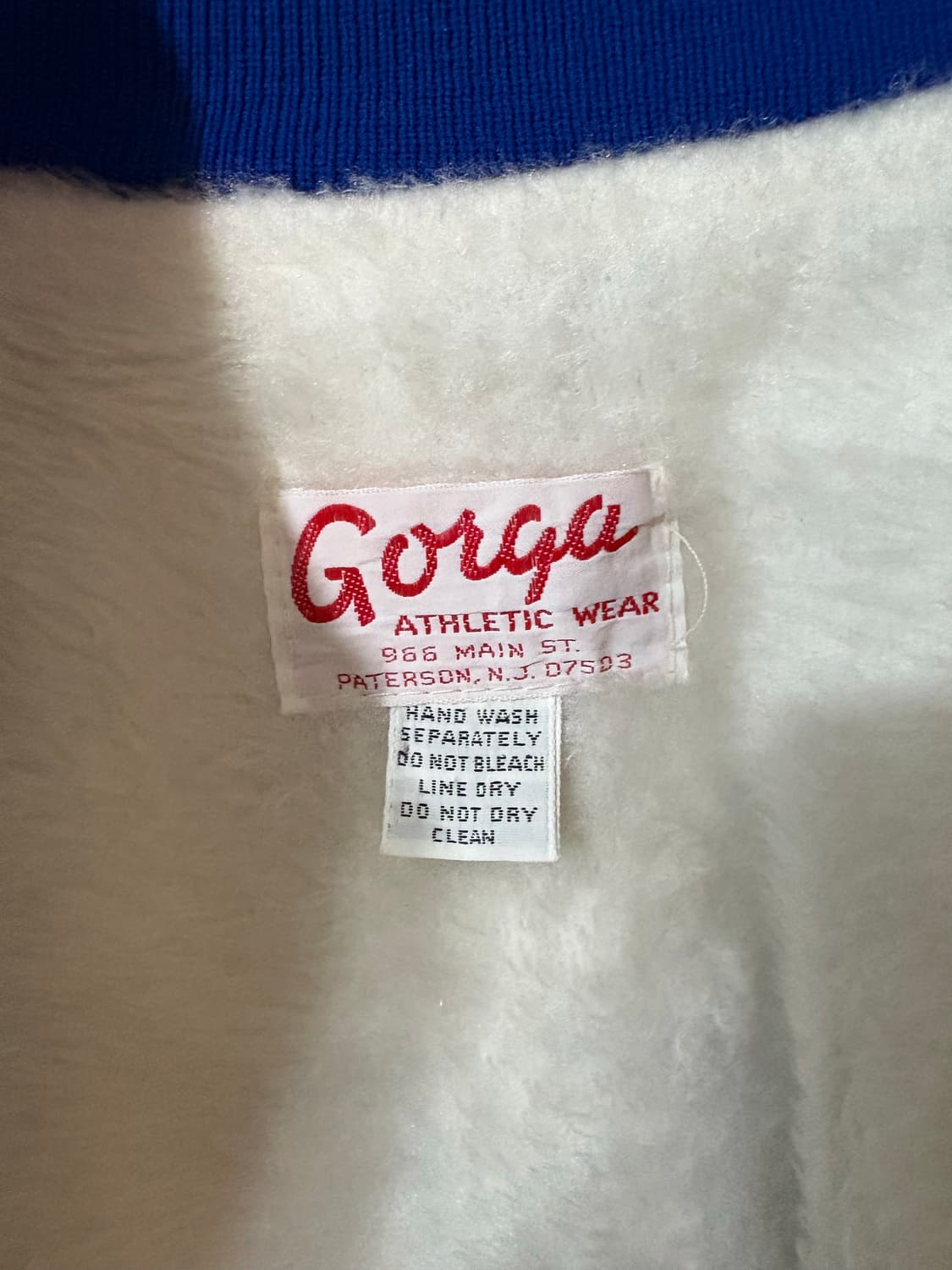 80‘s Gorga Athletic Wear Varsity Jacket. 상품이미지3