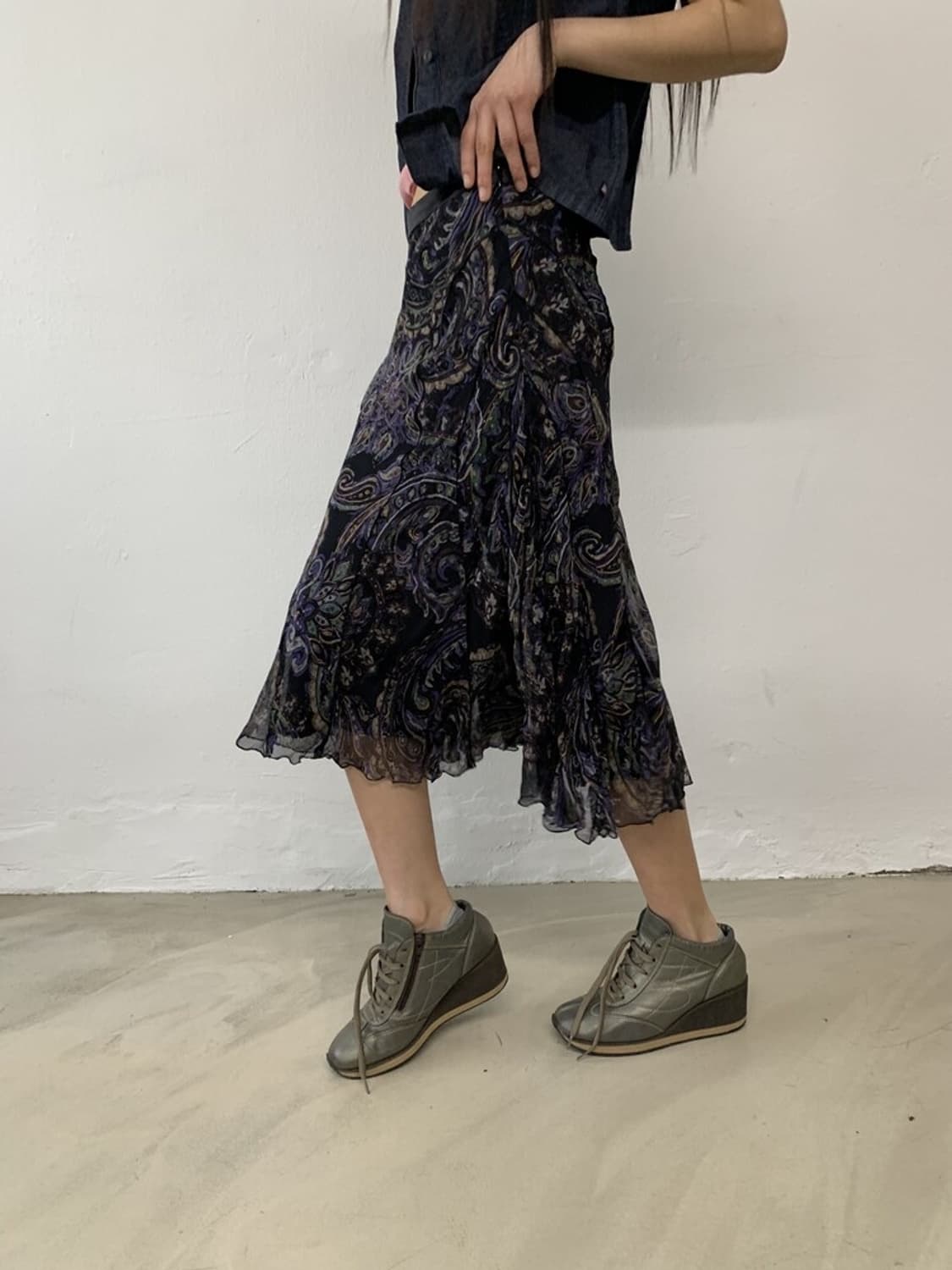 Paisley skirt 상품이미지1