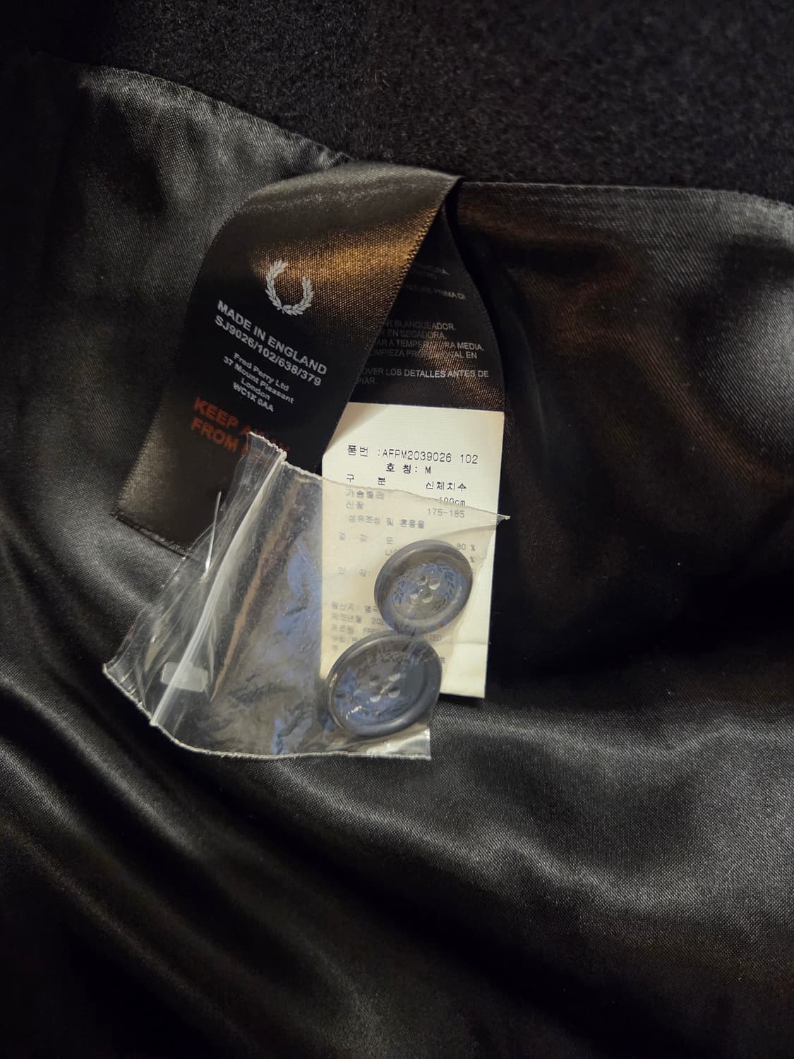 프레드페리 X 라프시몬스 코트 105 상품이미지2