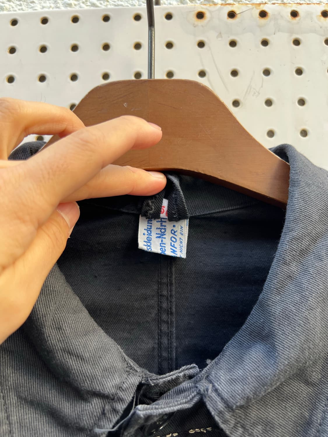 OLD VINTAGE BLACK FRENCH WORK 블랙프렌치워크자켓 상품이미지7