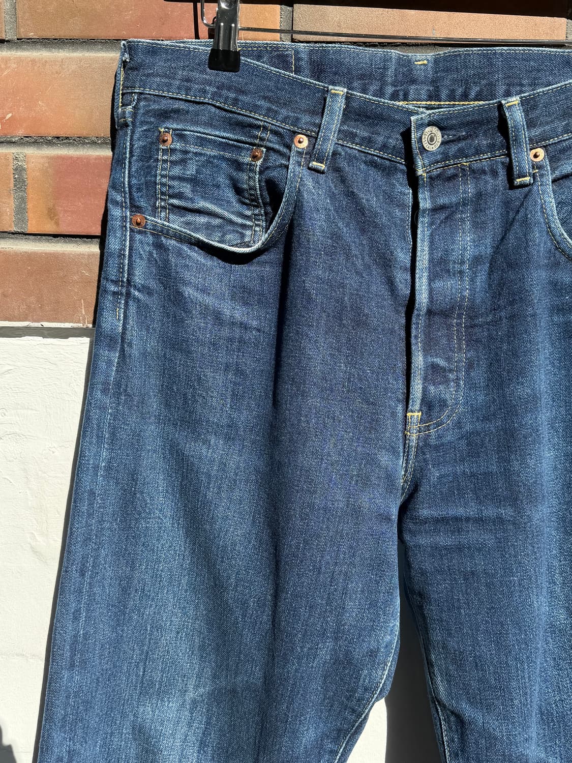 Levis 503B Big E 셀비지 데님 진 34x36 상품이미지2