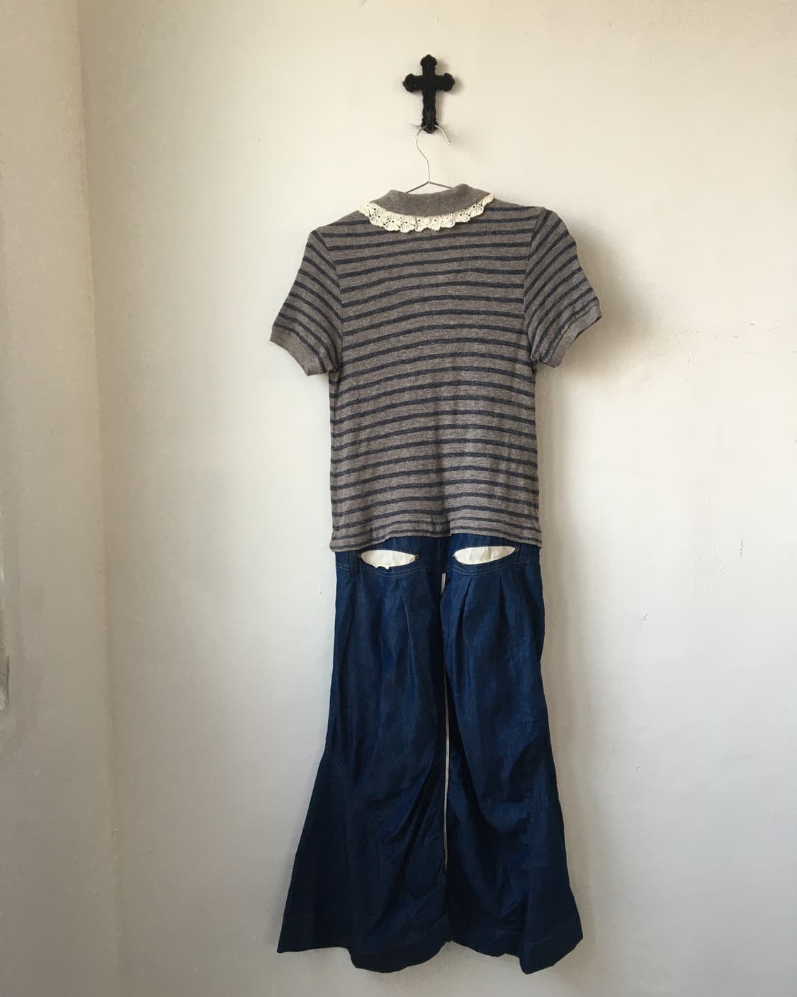 Knit top layered onepiece 상품이미지3